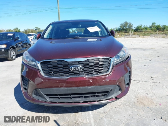2020 Kia Sorento LX V6 with VIN 5XYPGDA50LG621118, listed as a IAAI auction lot 40988611 with 78,427 mi miles. Bid and sale history available at carsss.com. Image 12.