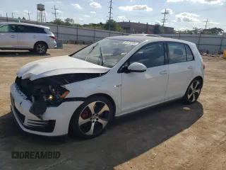 2016 Volkswagen Golf GTI S w/Performance Pkg with VIN 3VW447AU7GM069675, listed as a Copart auction lot 69179784 with 117,111 mi miles and Salvage Title. Bid and sale history available at carsss.com. Image 1.