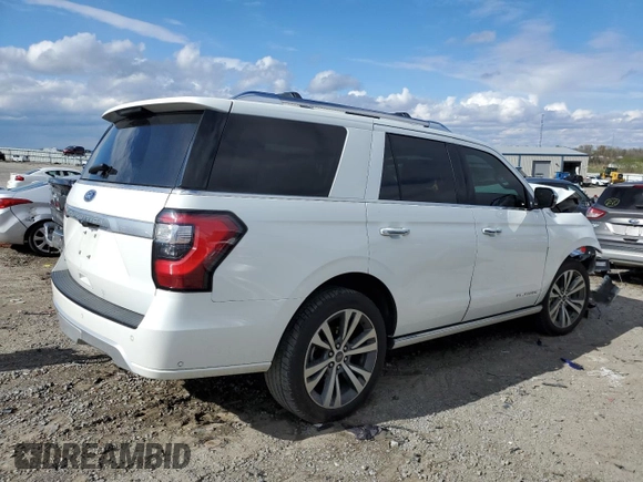 2020 Ford Expedition Platinum with VIN 1FMJU1MT5LEA05717, listed as a Copart auction lot 48118774 with 67,074 mi miles. Bid and sale history available at carsss.com. Image 3.