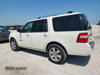 2008 Ford Expedition Limited z VIN 1FMFU205X8LA51775, wystawiony jako Copart lot #60281545 z przebiegiem 157 354 mil mil oraz Szkoda całkowita • Salvage title. Historia ofert i sprzedaży dostępna na DreamBid. Obrazek 2.