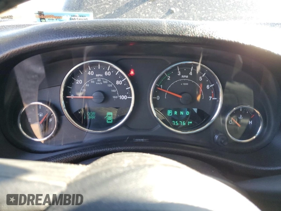 2016 Jeep Wrangler Black Bear with VIN 1C4AJWAG9GL230693, listed as a Copart auction lot 43350885 with 75,761 mi miles and Salvage title. Bid and sale history available at DreamBid. Image 9.