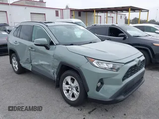 2020 Toyota RAV4 XLE with VIN 2T3W1RFVXLW074783, listed as a IAAI auction lot 42586508 with 55,456 mi miles and . Bid and sale history available at DreamBid. Image 1.