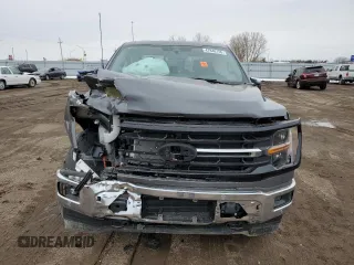 2024 Ford F-150 XLT with VIN 1FTEW3LP6RKF69984, listed as a Copart auction lot 47840155 with 2,188 mi miles and Salvage Title. Bid and sale history available at carsss.com. Image 5.