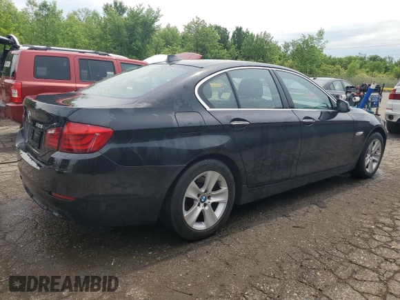 2013 BMW 5 Series 528i xDrive with VIN WBAXH5C59DDW15444, listed as a Copart auction lot 61769475 with 114,901 mi miles and Clean title. Bid and sale history available at DreamBid. Image 3.