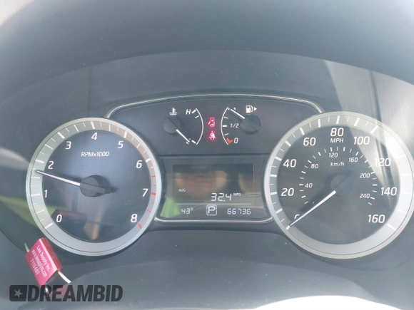 2015 Nissan Sentra SV with VIN 3N1AB7AP2FY243197, listed as a IAAI auction lot 41823476 with 66,736 mi miles and . Bid and sale history available at DreamBid. Image 7.