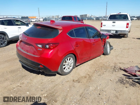2015 Mazda 3 i Grand Touring with VIN 3MZBM1M76FM215377, listed as a IAAI auction lot 41776575 with 81,258 mi miles and . Bid and sale history available at DreamBid. Image 4.