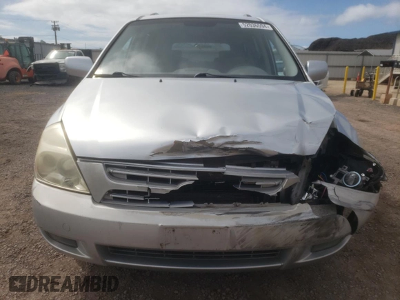 2009 Kia Sedona LX with VIN KNDMB233396300641, listed as a Copart auction lot 52036594 with 126,107 mi miles and Salvage Title. Bid and sale history available at carsss.com. Image 5.
