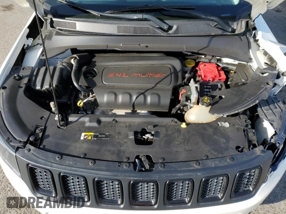 2021 Jeep Compass Altitude with VIN 3C4NJCBB5MT564013, listed as a Copart auction lot 46349225 with 36,561 mi miles and Salvage title. Bid and sale history available at DreamBid. Image 12.