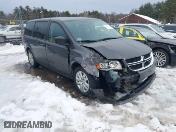 2017 Dodge Grand Caravan SE with VIN 2C4RDGBG2HR563745, listed as a IAAI auction lot 41577423 with 78,190 mi miles and . Bid and sale history available at DreamBid. Image 1.