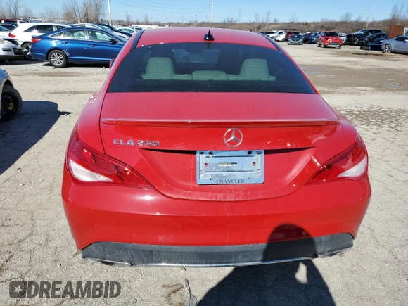 2017 Mercedes-Benz CLA with VIN WDDSJ4EB6HN436864, listed as a Copart auction lot 40863233 with 99,349 mi miles. Bid and sale history available at carsss.com. Image 6.
