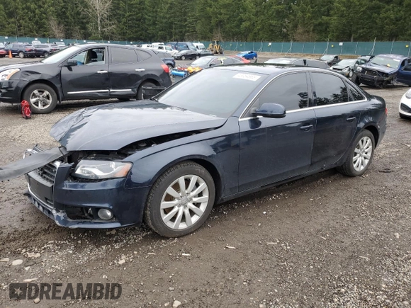 2011 Audi A4 2.0T Premium Plus with VIN WAUHFAFL2BN043105, listed as a Copart auction lot 45954665 with 71,200 mi miles and Salvage Title. Bid and sale history available at carsss.com. Image 1.