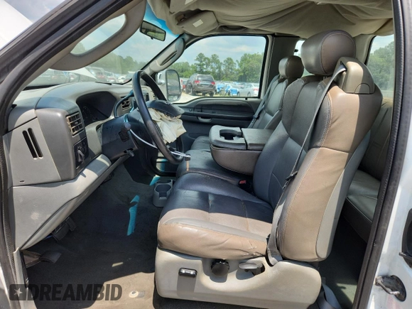 2004 Ford F-250 XL with VIN 1FTNX20P94EB23573, listed as a Copart auction lot 62723675 with Not provided miles and Salvage title. Bid and sale history available at DreamBid. Image 7.