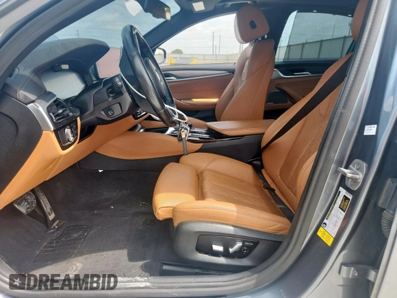 2022 BMW 5 Series 530i with VIN WBA53BH00NWX59634, listed as a Copart auction lot 61598505 with 69,130 mi miles and Salvage title. Bid and sale history available at DreamBid. Image 7.