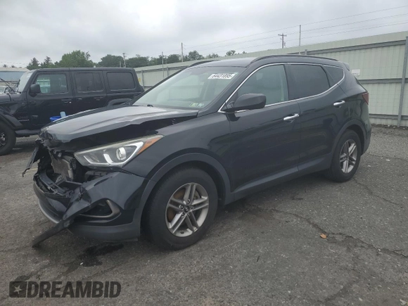 2017 Hyundai Santa Fe 2.4L with VIN 5NMZUDLB1HH028028, listed as a Copart auction lot 64431895 with Not provided miles and Salvage title. Bid and sale history available at DreamBid. Image 1.