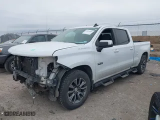 2019 Chevrolet Silverado 1500 LT with VIN 1GCPWCED8KZ216803, listed as a IAAI auction lot 41635101 with 180,558 mi miles. Bid and sale history available at carsss.com. Image 2.