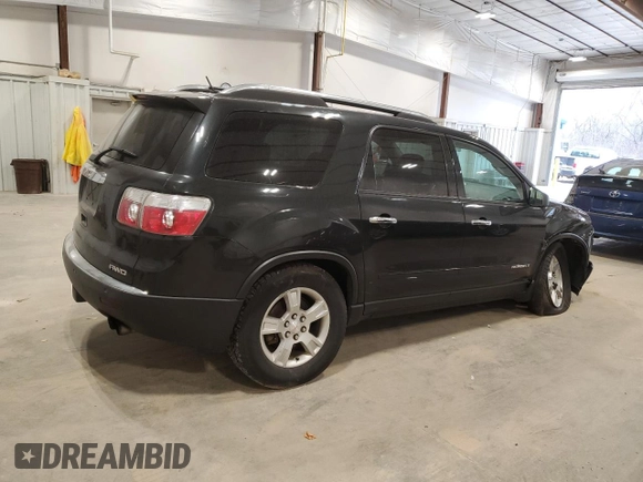 2008 GMC Acadia SLE1 with VIN 1GKEV13718J221140, listed as a Copart auction lot 82445424 with 107,020 mi miles and Clean Title. Bid and sale history available at carsss.com. Image 3.