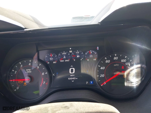 2019 Chevrolet Camaro 1SS with VIN 1G1FF1R76K0153718, listed as a IAAI auction lot 41938230 with 51,642 mi miles. Bid and sale history available at carsss.com. Image 7.
