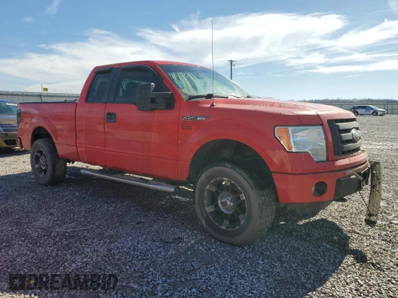 2012 Ford F-150 XL with VIN 1FTFX1EFXCFB15442, listed as a Copart auction lot 46424915 with Not provided miles and Salvage title. Bid and sale history available at DreamBid. Image 4.