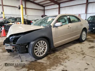 2008 Mercury Milan Premier with VIN 3MEHM08138R605077, listed as a Copart auction lot 55986635 with Not provided miles and Salvage title. Bid and sale history available at DreamBid. Image 1.