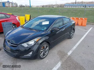 2014 Hyundai Elantra SE with VIN KMHDH4AE7EU094918, listed as a IAAI auction lot 41849150 with 101,361 mi miles. Bid and sale history available at carsss.com. Image 2.
