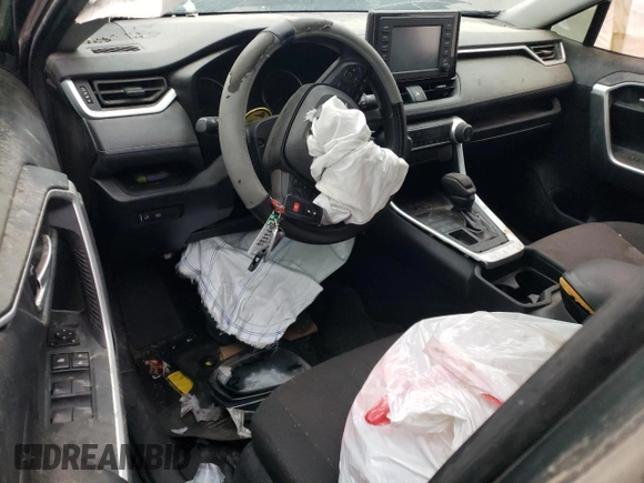 2019 Toyota RAV4 XLE with VIN 2T3P1RFV8KC008141, listed as a Copart auction lot 88732985 with Not Provided miles and Salvage Title. Bid and sale history available at DreamBid. Image 8.