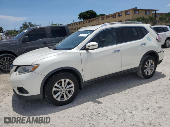 2016 Nissan Rogue SV z VIN KNMAT2MV3GP639245, wystawiony jako Copart lot #58934285 z przebiegiem 100 215 mil mil oraz Szkoda całkowita • Salvage title. Historia ofert i sprzedaży dostępna na DreamBid. Obrazek 1.