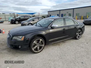 2013 Audi S8 with VIN WAUD2AFD6DN033246, listed as a Copart auction lot 81603074 with 134,241 mi miles and Salvage Title. Bid and sale history available at carsss.com. Image 1.
