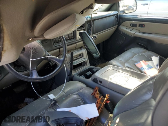 2002 Chevrolet Suburban LT with VIN 3GNFK16T02G332635, listed as a Copart auction lot 47309245 with 0 mi miles and Salvage Title. Bid and sale history available at carsss.com. Image 8.