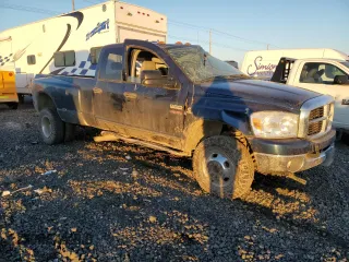 2007 Dodge Ram 3500 SLT with VIN 3D7MX48A97G805718, listed as a Copart auction lot 87484274 with 204,386 mi miles and Salvage Title. Bid and sale history available at carsss.com. Image 4.