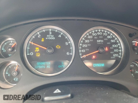 2013 Chevrolet Suburban LTZ with VIN 1GNSKKE70DR245684, listed as a Copart auction lot 49671615 with 175,491 mi miles and Salvage Title. Bid and sale history available at carsss.com. Image 9.
