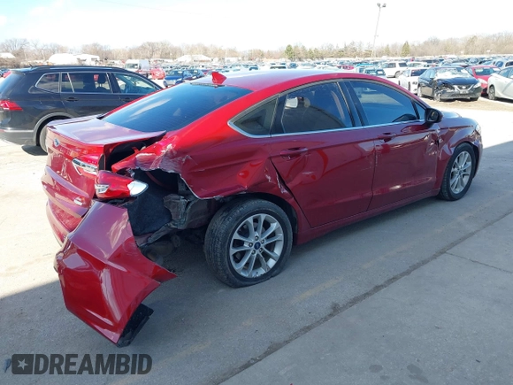2019 Ford Fusion SE with VIN 3FA6P0HD4KR132068, listed as a IAAI auction lot 41869570 with 86,660 mi miles and . Bid and sale history available at DreamBid. Image 4.