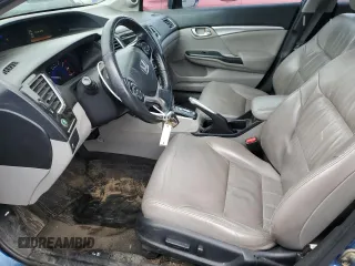 2015 Honda Civic EX-L with VIN 2HGFB2F90FH526463, listed as a Copart auction lot 52945805 with 138,646 mi miles and Salvage Title. Bid and sale history available at carsss.com. Image 7.