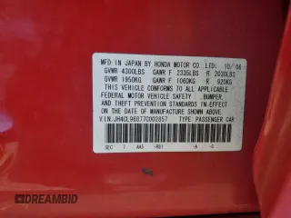 2007 Acura TSX with VIN JH4CL96877C002857, listed as a Copart auction lot 46138935 with 153,447 mi miles and Non Repairable. Bid and sale history available at carsss.com. Image 12.