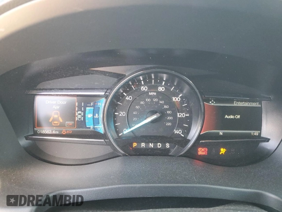 2018 Ford Explorer Sport with VIN 1FM5K8GT4JGC07574, listed as a Copart auction lot 72860404 with 18,563 mi miles and Salvage title. Bid and sale history available at DreamBid. Image 9.