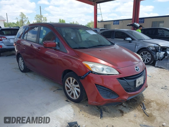 2012 Mazda 5 Sport z VIN JM1CW2BL4C0119625, wystawiony jako IAAI lot #42306364 z przebiegiem 138 906 mil mil oraz . Historia ofert i sprzedaży dostępna na DreamBid. Obrazek 1.