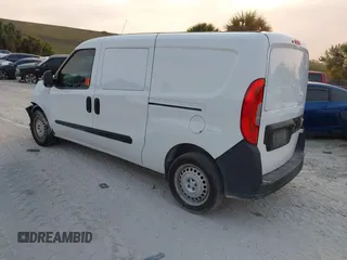 2018 Ram ProMaster City Cargo Van Tradesman with VIN ZFBERFAB4J6J43095, listed as a IAAI auction lot 41108774 with 82,354 mi miles. Bid and sale history available at carsss.com. Image 3.