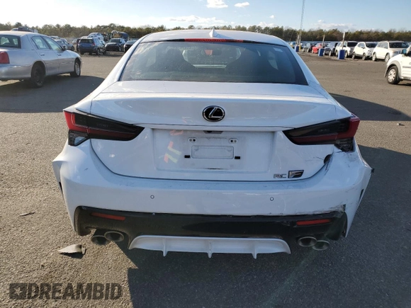 2020 Lexus RC F with VIN JTHDP5BC1L5007885, listed as a Copart auction lot 41475365 with 24,227 mi miles and Non repairable. Bid and sale history available at DreamBid. Image 6.