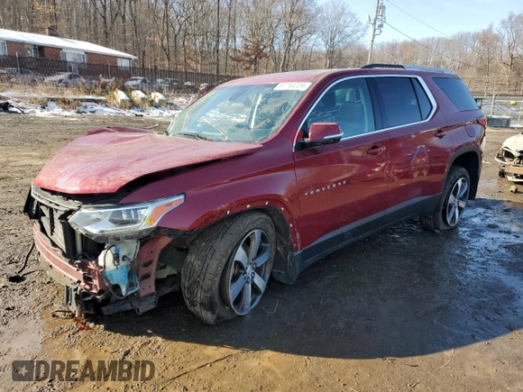 2018 Chevrolet Traverse LT Leather with VIN 1GNEVHKW5JJ125960, listed as a Copart auction lot 81744224 with 66,418 mi miles and Salvage Title. Bid and sale history available at carsss.com. Image 1.