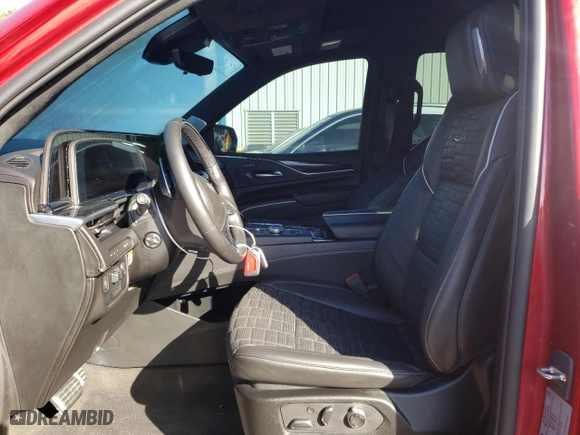 2023 Cadillac Escalade AWD V-Series with VIN 1GYS4HK97PR405294, listed as a Copart auction lot 73850244 with 11,922 mi miles and Salvage Title. Bid and sale history available at carsss.com. Image 7.