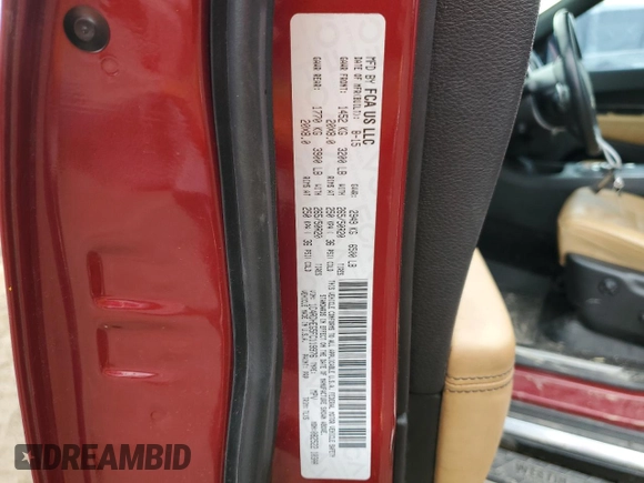 2015 Dodge Durango Citadel with VIN 1C4RDHEG5FC119976, listed as a Copart auction lot 89398065 with 130,864 mi miles and Clean title. Bid and sale history available at DreamBid. Image 14.