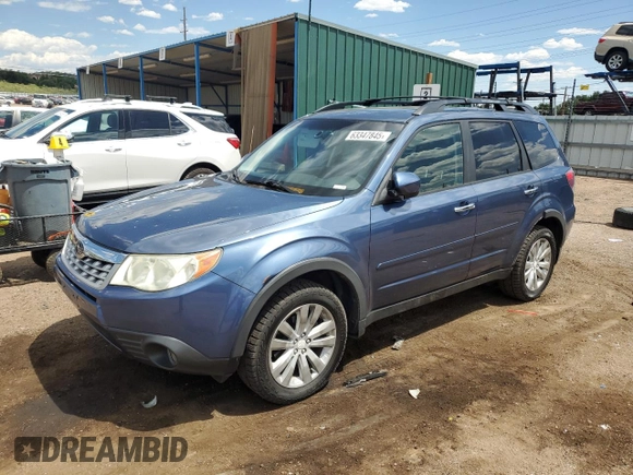 2011 Subaru Forester X Limited with VIN JF2SHBEC7BH779760, listed as a Copart auction lot 63347845 with 125,609 mi miles and Clean title. Bid and sale history available at DreamBid. Image 1.