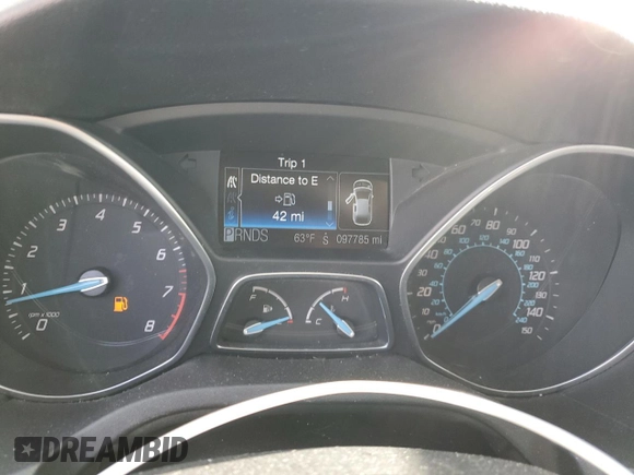 2012 Ford Focus Titanium with VIN 1FAHP3N23CL262467, listed as a Copart auction lot 50095155 with 97,785 mi miles and Salvage Title. Bid and sale history available at carsss.com. Image 9.