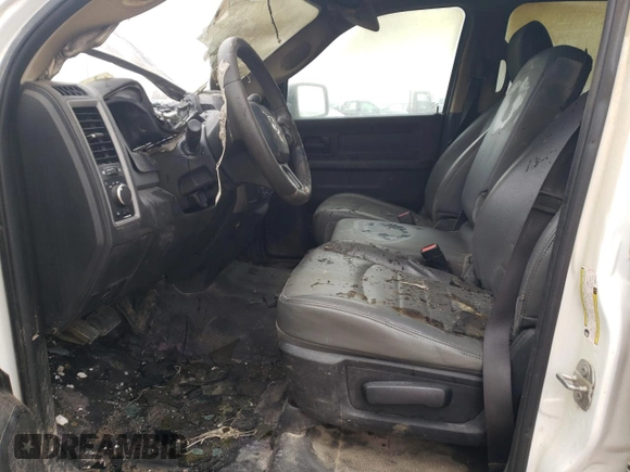 2018 Ram 2500 Tradesman with VIN 3C6UR4HL7JG287371, listed as a Copart auction lot 87394384 with 0 mi miles and Salvage Title. Bid and sale history available at carsss.com. Image 7.