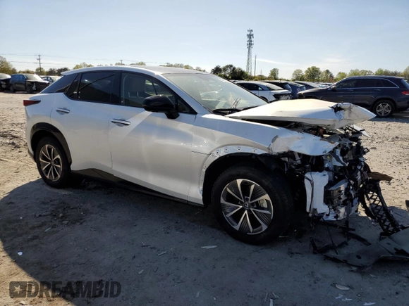 2024 Lexus RZ 450e Premium with VIN JTJAAAAB9RA026687, listed as a Copart auction lot 49332935 with 2,085 mi miles and Salvage title. Bid and sale history available at DreamBid. Image 4.
