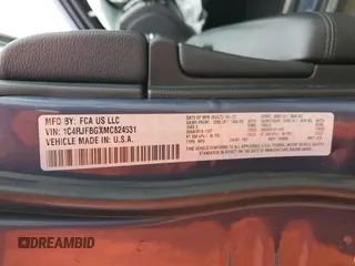2021 Jeep Grand Cherokee Limited with VIN 1C4RJFBGXMC824531, listed as a Copart auction lot 57774215 with 57,625 mi miles and Salvage title. Bid and sale history available at DreamBid. Image 13.