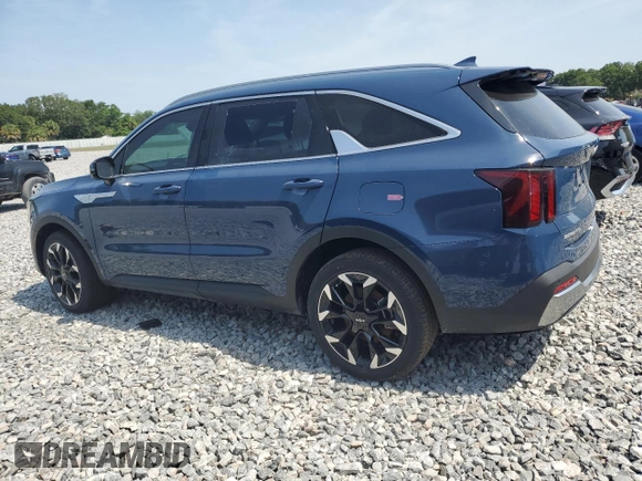 2025 Kia Sorento EX z VIN 5XYRH4JF1SG315168, wystawiony jako Copart lot #59580735 z przebiegiem Nie podano mil oraz Szkoda całkowita • Salvage title. Historia ofert i sprzedaży dostępna na DreamBid. Obrazek 2.