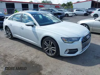 2023 Audi A6 Sedan Premium with VIN WAUD3BF27PN087628, listed as a IAAI auction lot 41514547 with 10,051 mi miles. Bid and sale history available at carsss.com. Image 1.