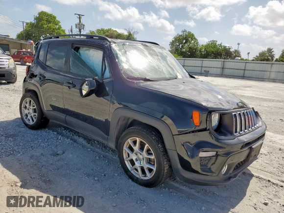 2020 Jeep Renegade Latitude z VIN ZACNJABB8LPL98948, wystawiony jako Copart lot #60265605 z przebiegiem 34 345 mil mil oraz Szkoda całkowita • Salvage title. Historia ofert i sprzedaży dostępna na DreamBid. Obrazek 4.