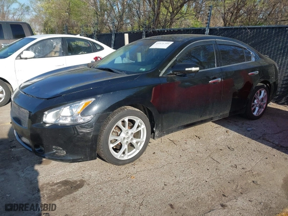 2013 Nissan Maxima 3.5 S with VIN 1N4AA5AP4DC815502, listed as a IAAI auction lot 41971700 with 199,258 mi miles. Bid and sale history available at carsss.com. Image 2.