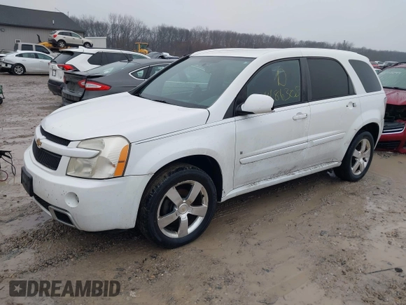 2009 Chevrolet Equinox Sport with VIN 2CNDL037196250431, listed as a IAAI auction lot 41486308 with 199,069 mi miles. Bid and sale history available at carsss.com. Image 2.